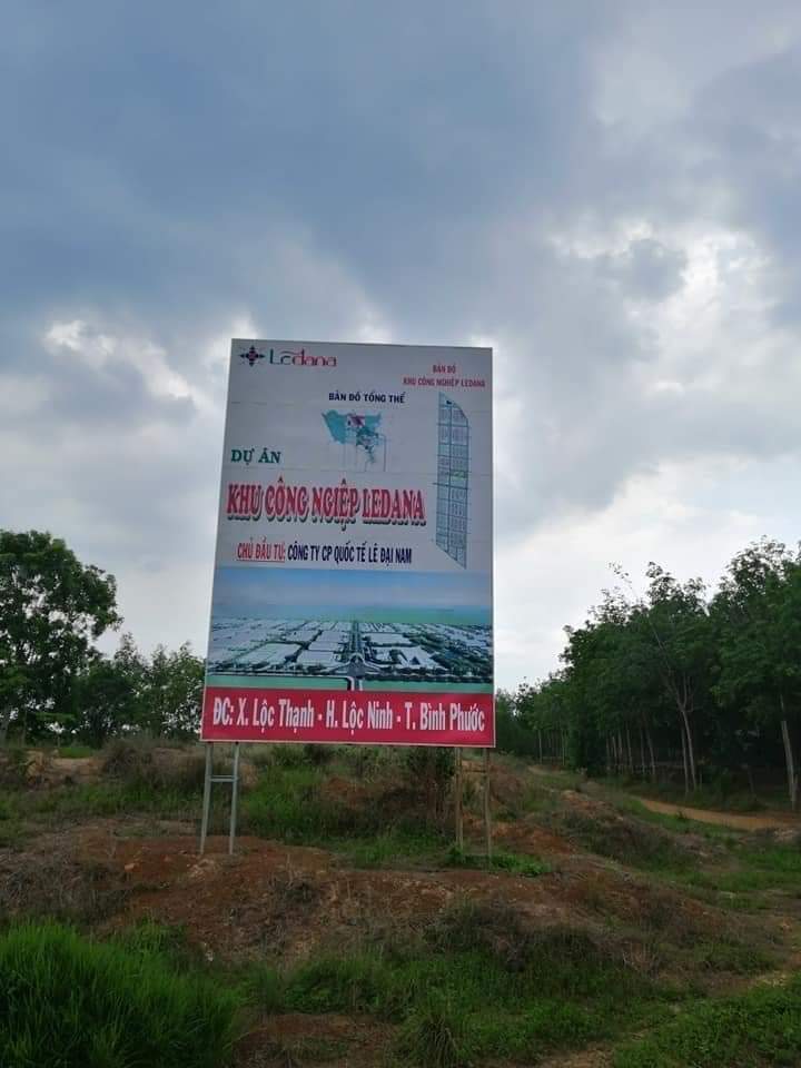 Bảng quy hoạch khu công nghiệp Ledana Bình Phước sát bên khu dân cư Lộc Thạnh 29